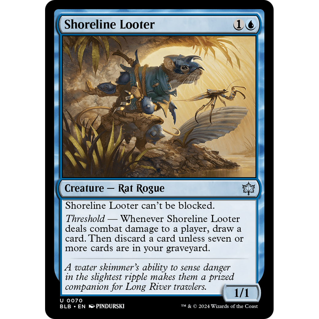 Shoreline Looter (BLB-070) - Bloomburrow Foil