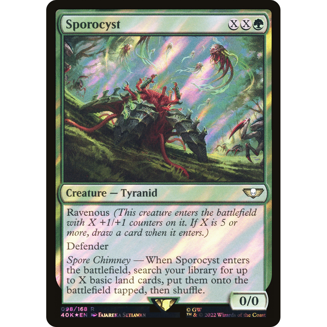 Sporocyst (40K-098) - Warhammer 40,000 Commander Foil