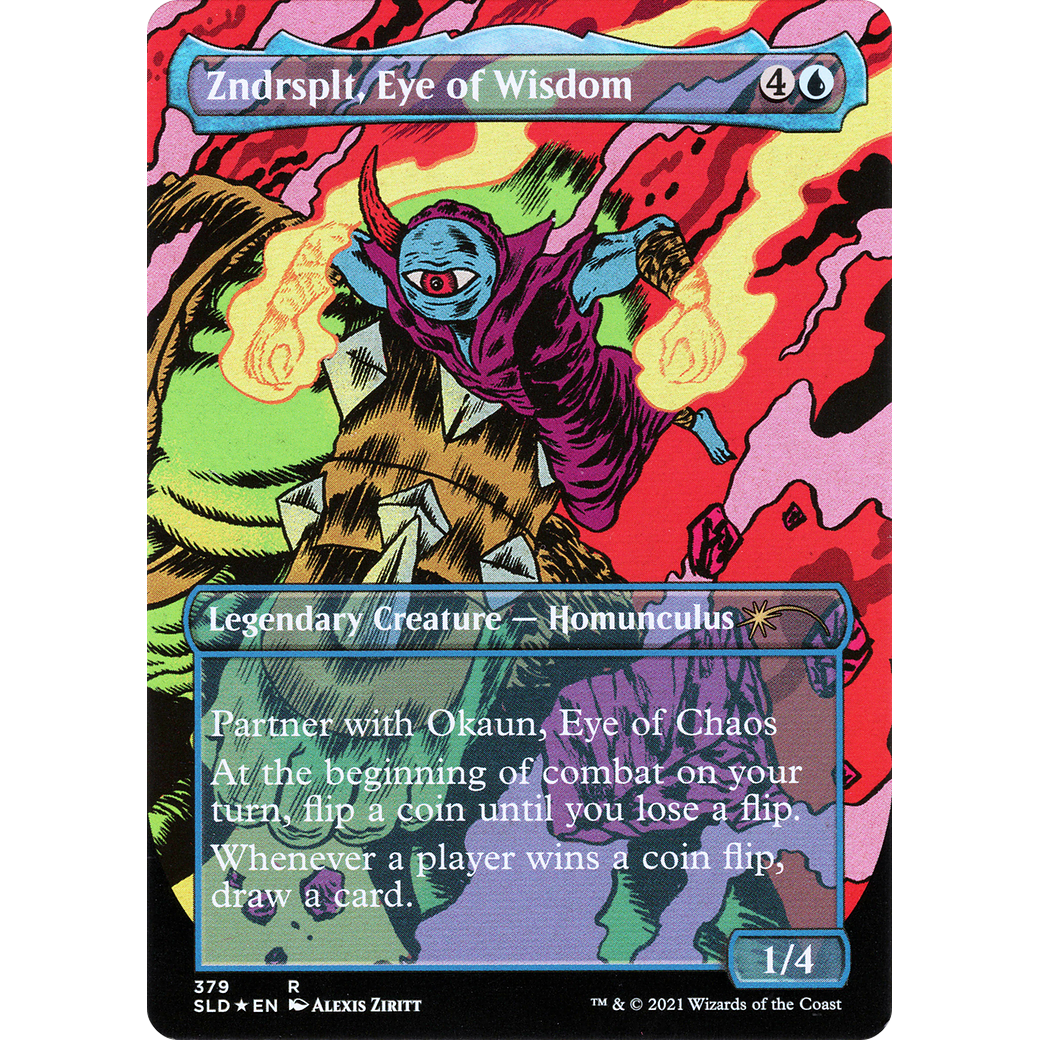Zndrsplt, Eye of Wisdom (SLD-379) - Secret Lair Drop (Borderless) Foil