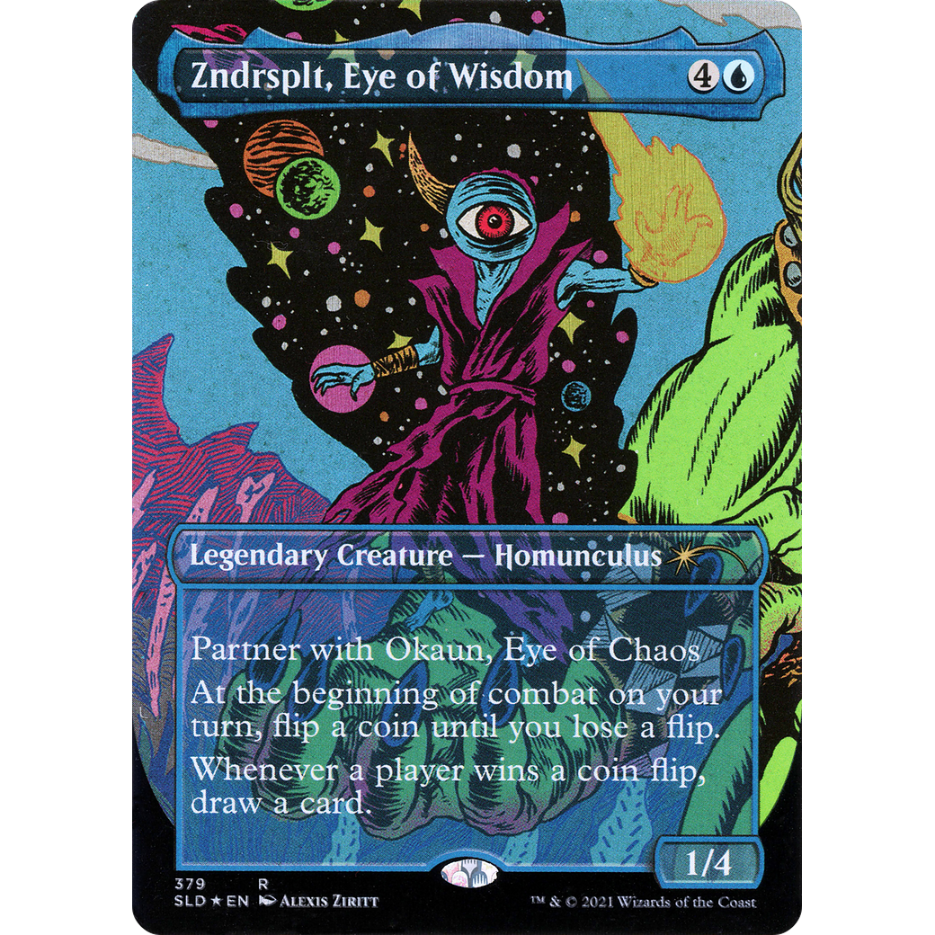Zndrsplt, Eye of Wisdom (SLD-379) - Secret Lair Drop (Borderless) Foil