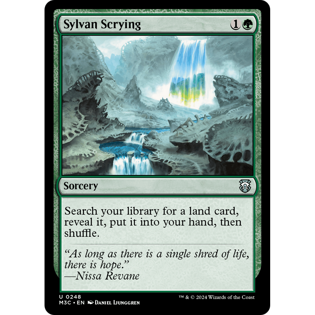 Sylvan Scrying (M3C-248) - Modern Horizons 3 Commander Foil