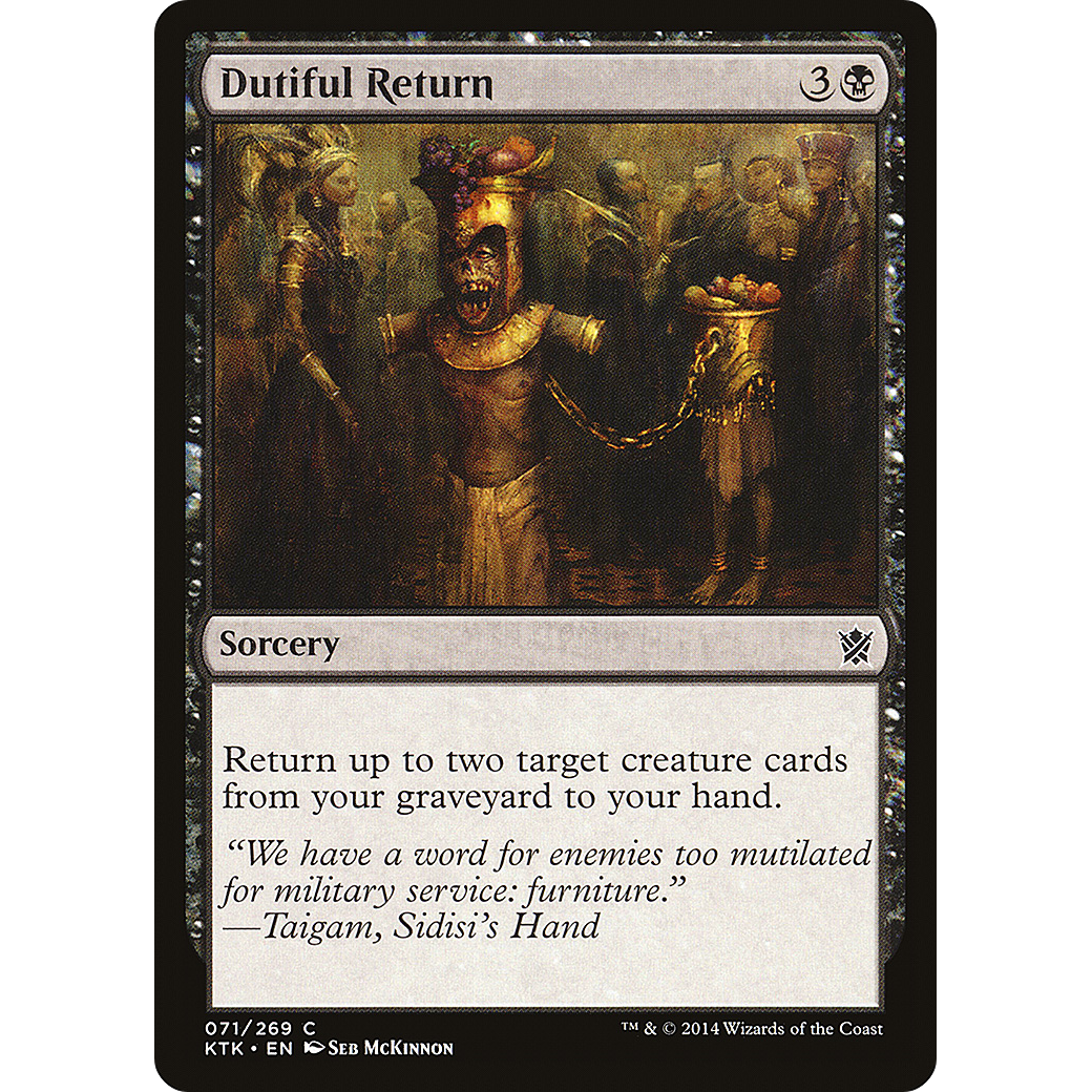 Dutiful Return (KTK-071) - Khans of Tarkir Foil