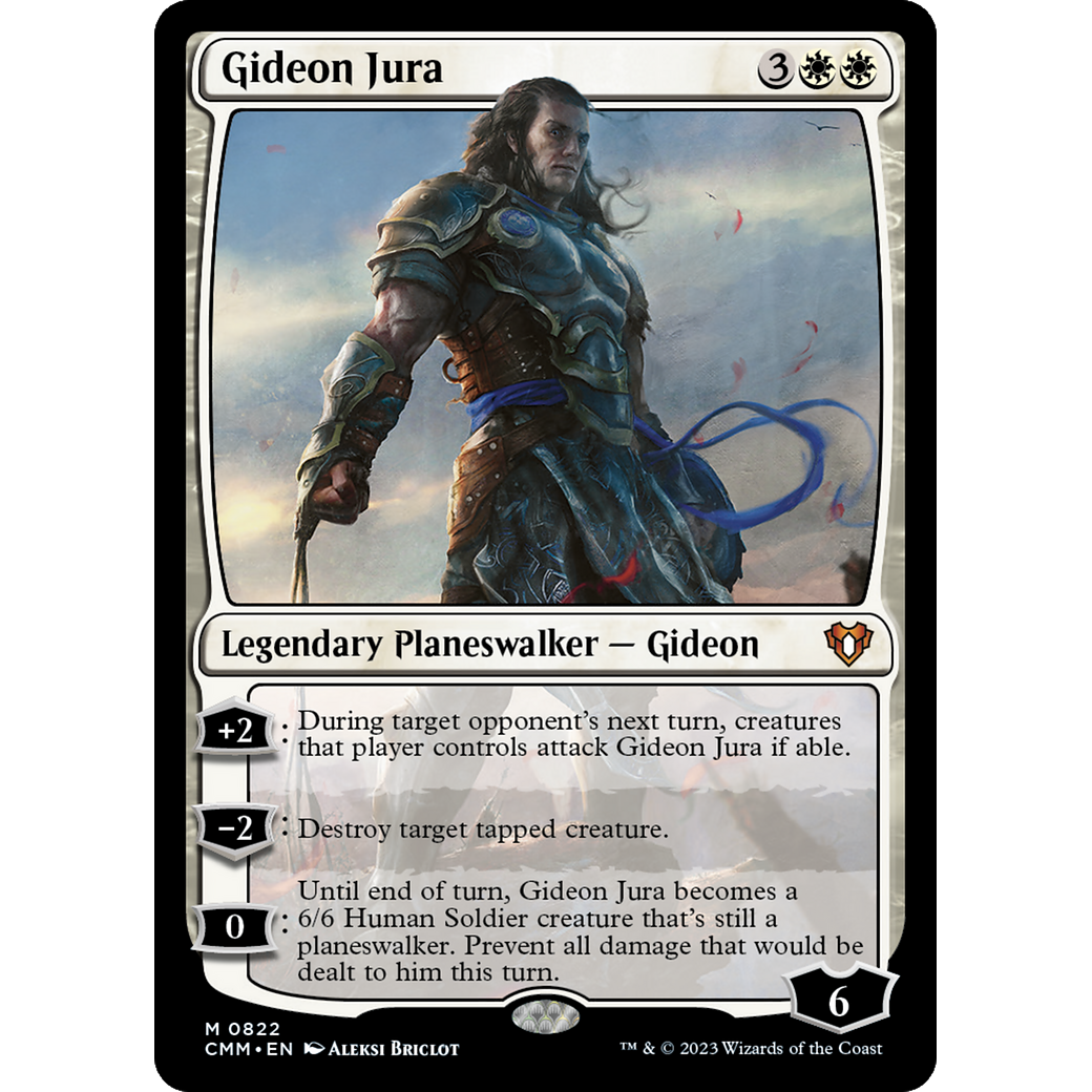 Gideon Jura (CMM-822) - Commander Masters