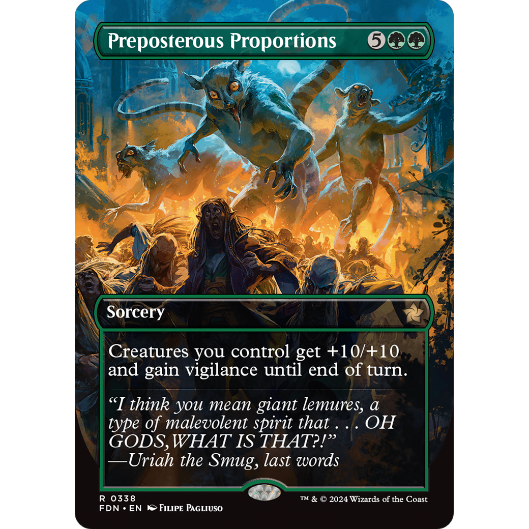 Preposterous Proportions (FDN-338) - Foundations (Borderless) Foil