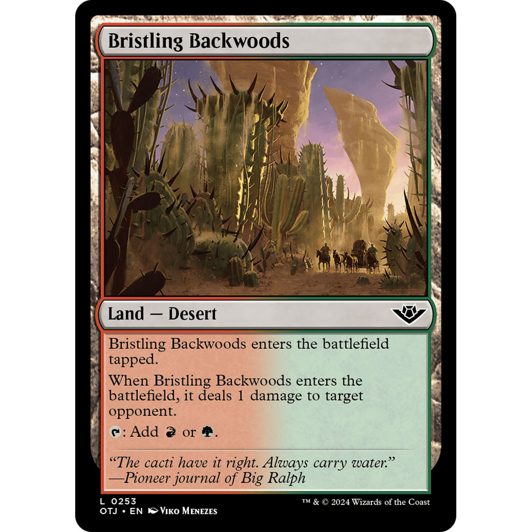 Bristling Backwoods (OTJ-253) - Outlaws of Thunder Junction Foil
