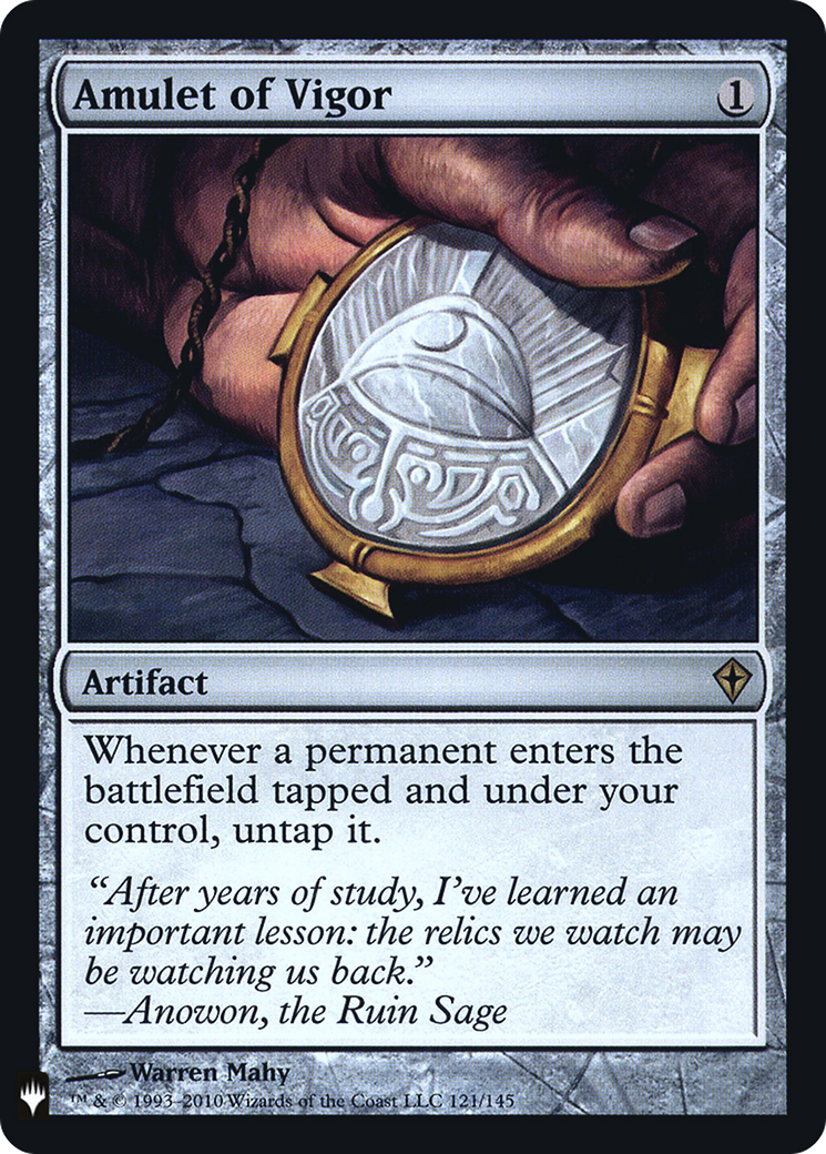 Amulet of Vigor (LIST-121) - The List Foil