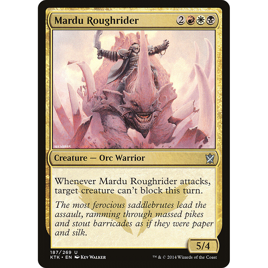 Mardu Roughrider (KTK-187) - Khans of Tarkir