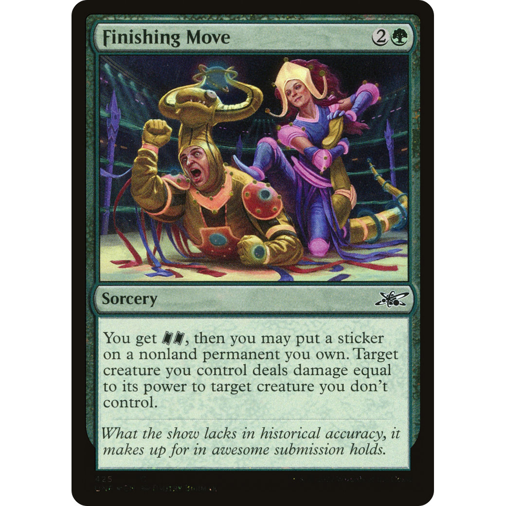 Finishing Move (Galaxy Foil) (UNF-425) - Unfinity Foil