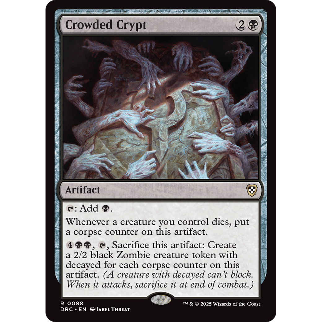 Crowded Crypt (DRC-088) - Commander: Aetherdrift