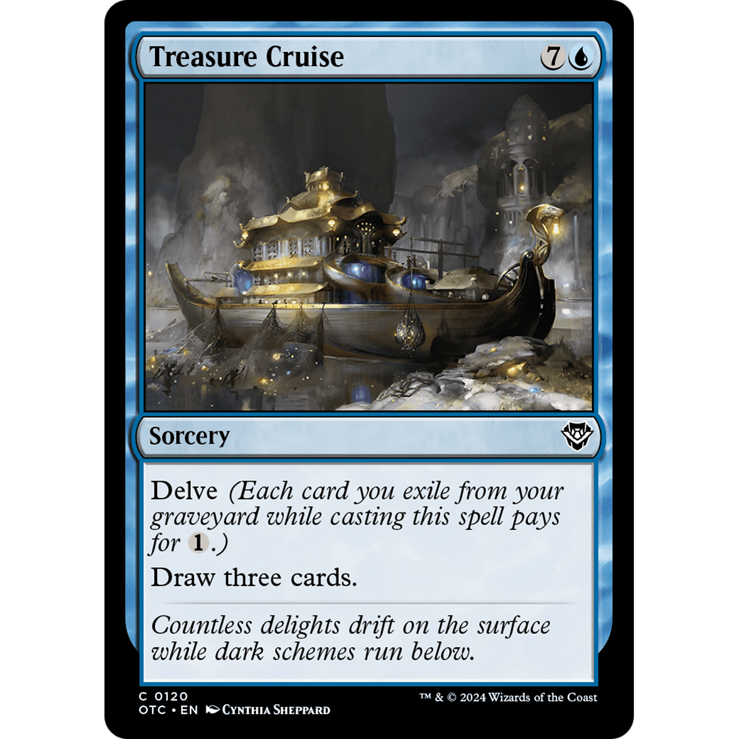 Treasure Cruise (OTC-120) - Outlaws of Thunder Junction Commander