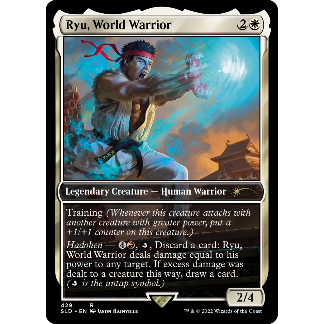 Ryu, World Warrior (SLD-429) - Secret Lair Drop / Ryu, World Warrior Foil