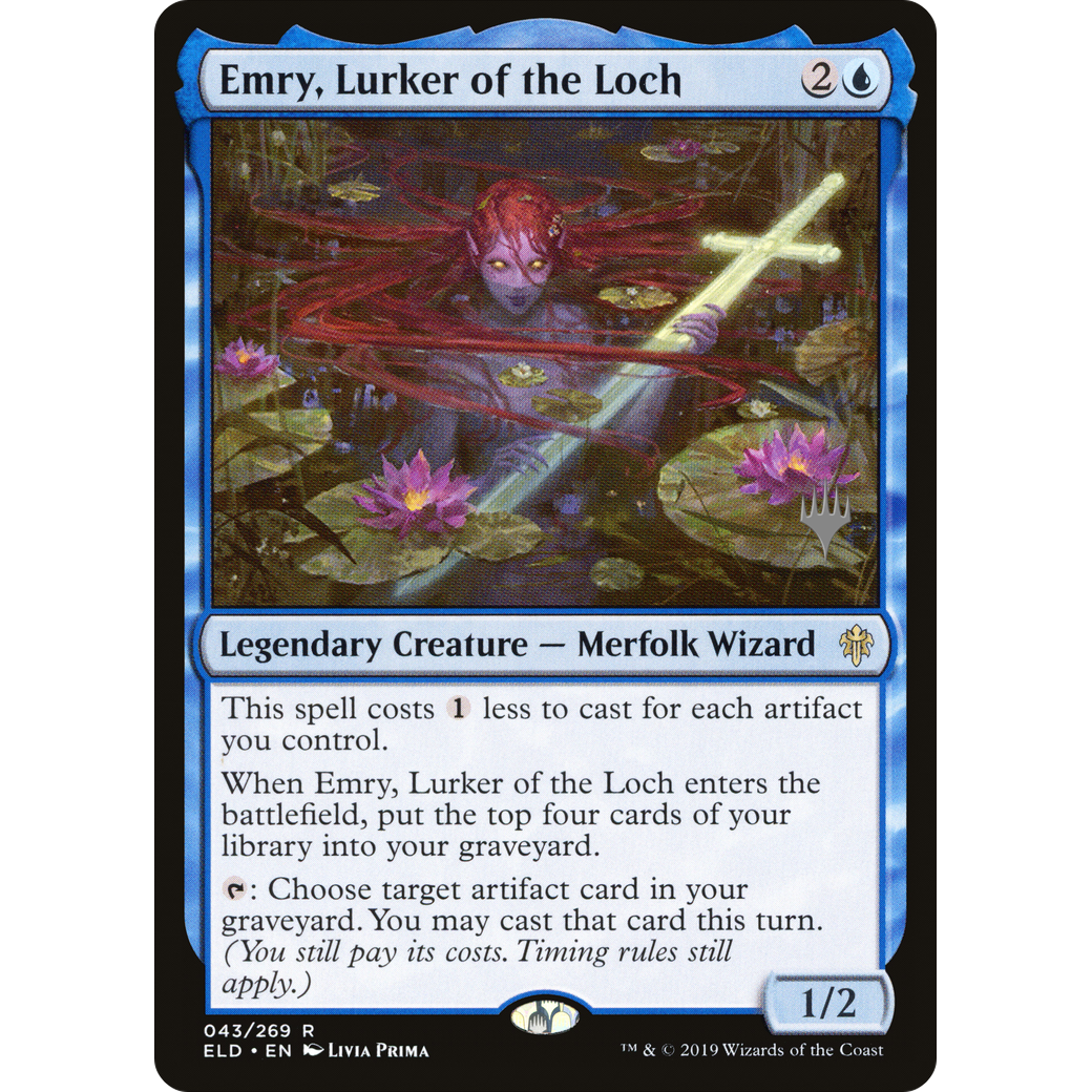 Emry, Lurker of the Loch (PPELD-043) - Throne of Eldraine Promos