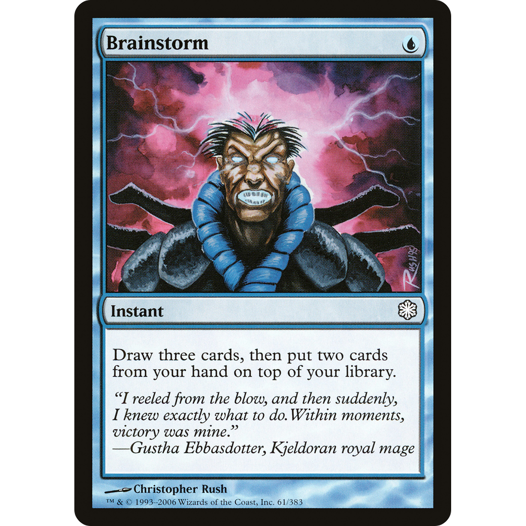 Brainstorm (CTD-061) - Coldsnap Theme Decks