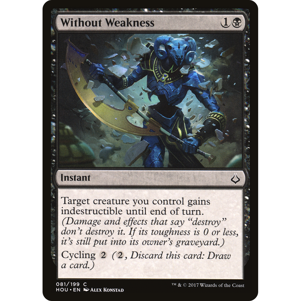 Without Weakness (HOU-081) - Hour of Devastation Foil