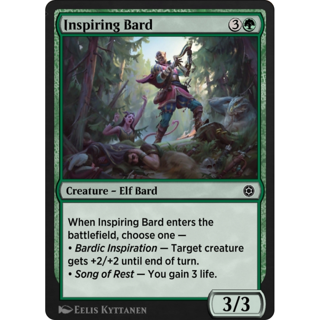 Inspiring Bard (HBG-214) - Alchemy Horizons: Baldur's Gate