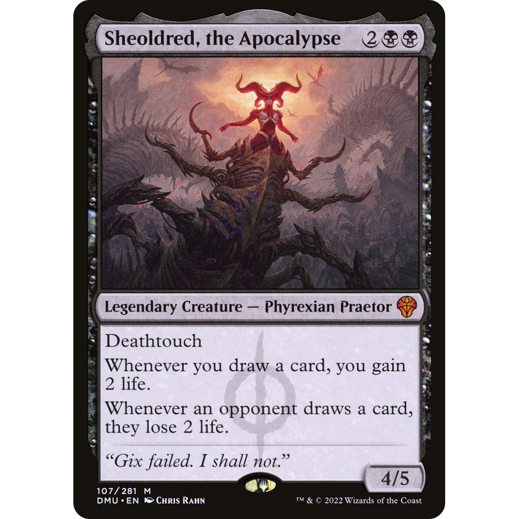 Sheoldred, the Apocalypse (DMU-107) - Dominaria United Foil