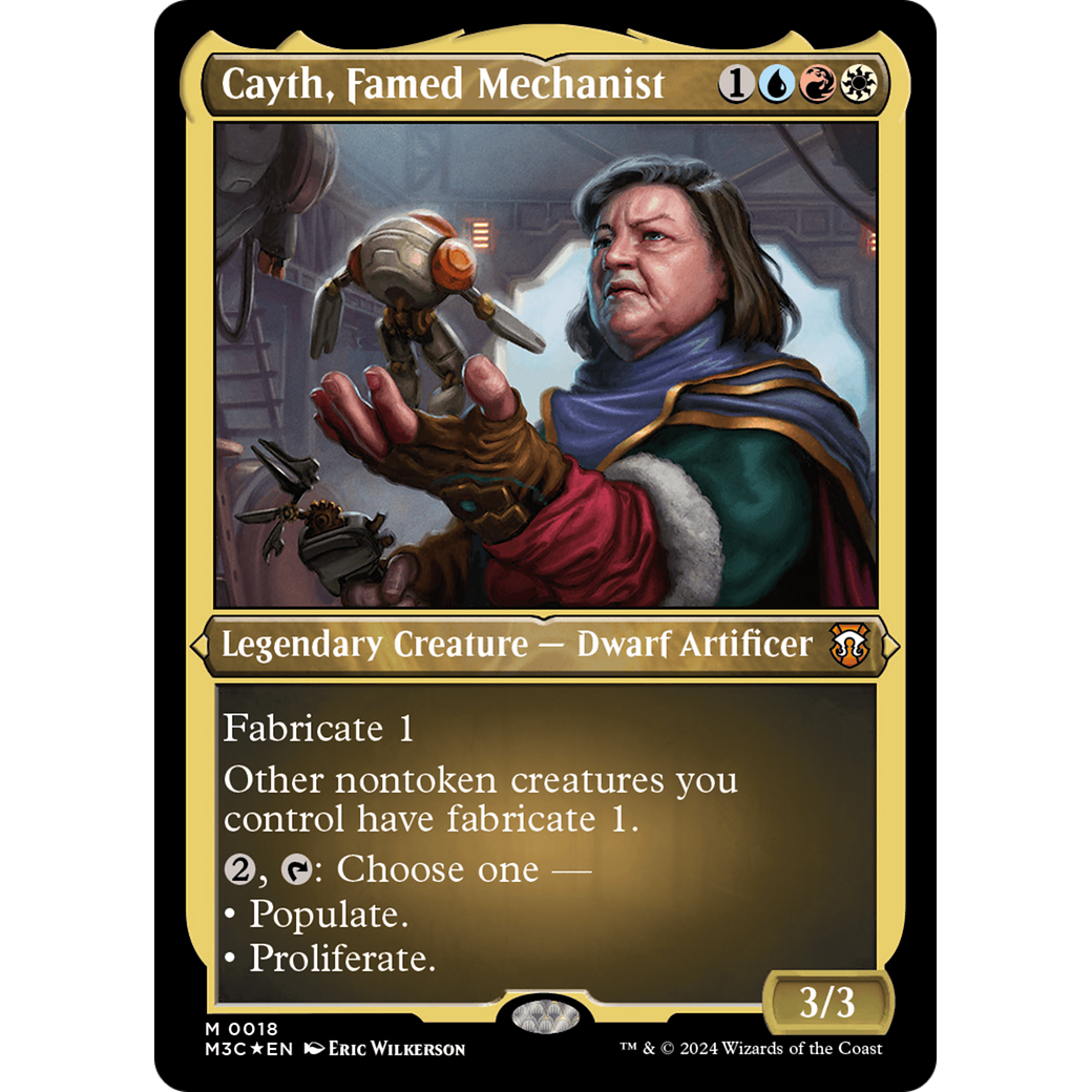 Cayth, Famed Mechanist (M3C-018) - Modern Horizons 3 Commander Etched Foil
