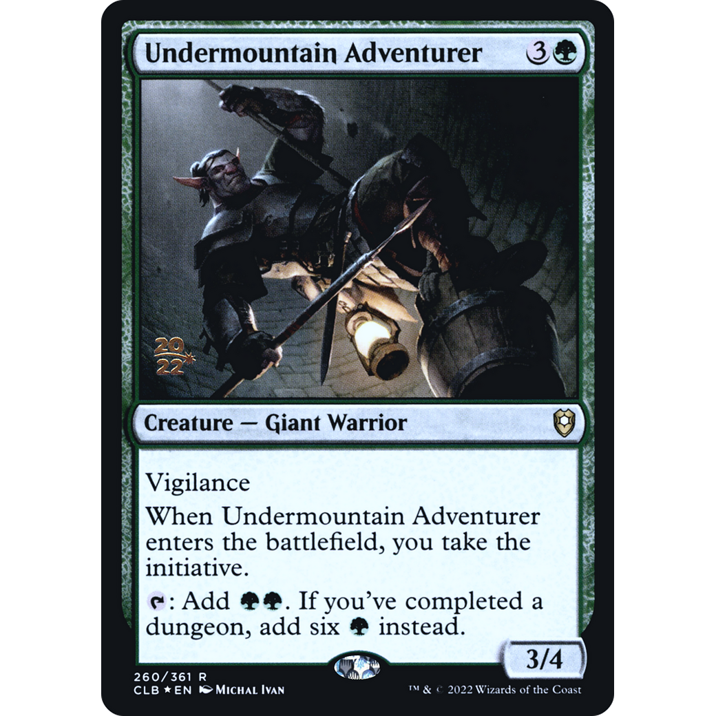 Undermountain Adventurer (PRE-260S) - Battle for Baldur's Gate Promos Foil