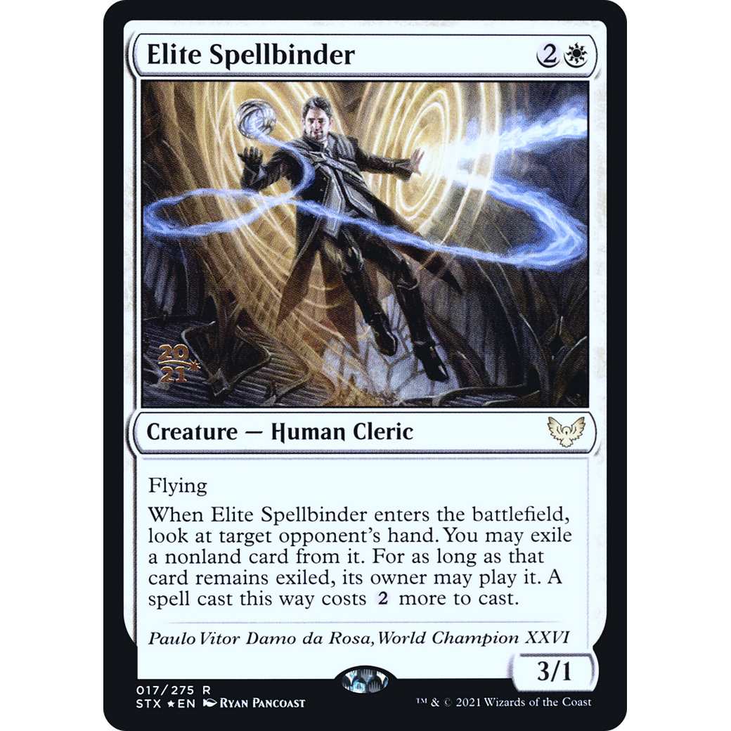 Elite Spellbinder (PRE-017) - Strixhaven: School of Mages Promos Foil