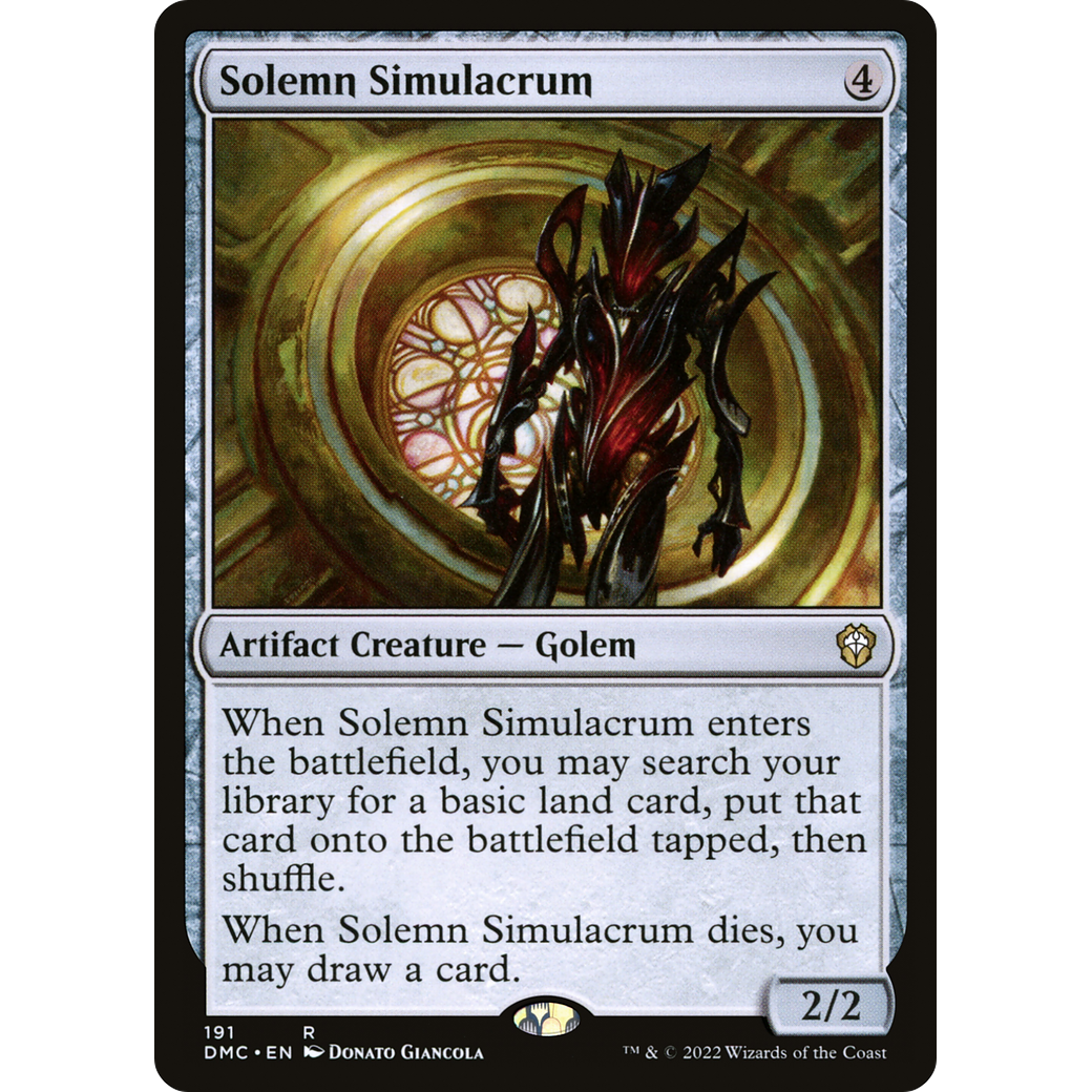 Solemn Simulacrum (DMC-191) - Dominaria United Commander