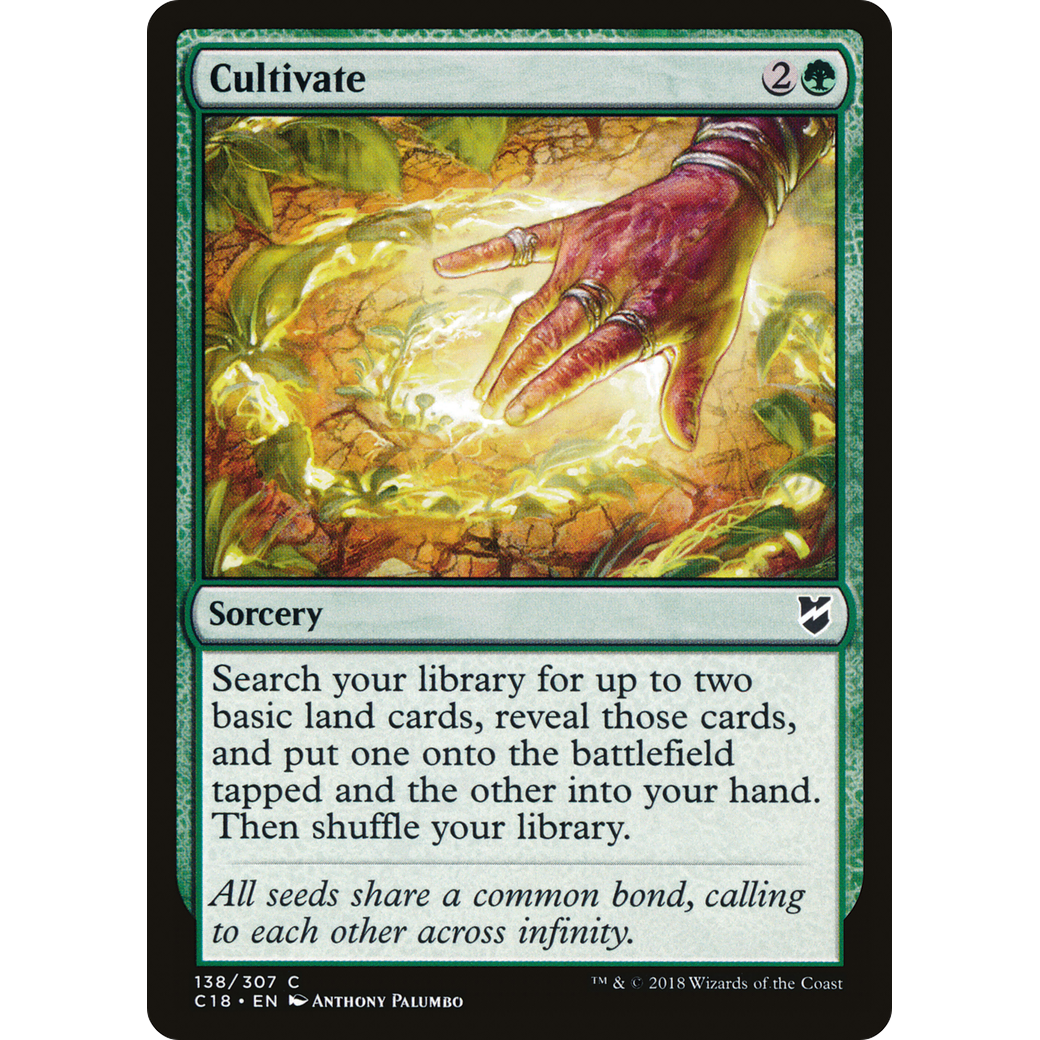 Cultivate (C18-138) - Commander 2018