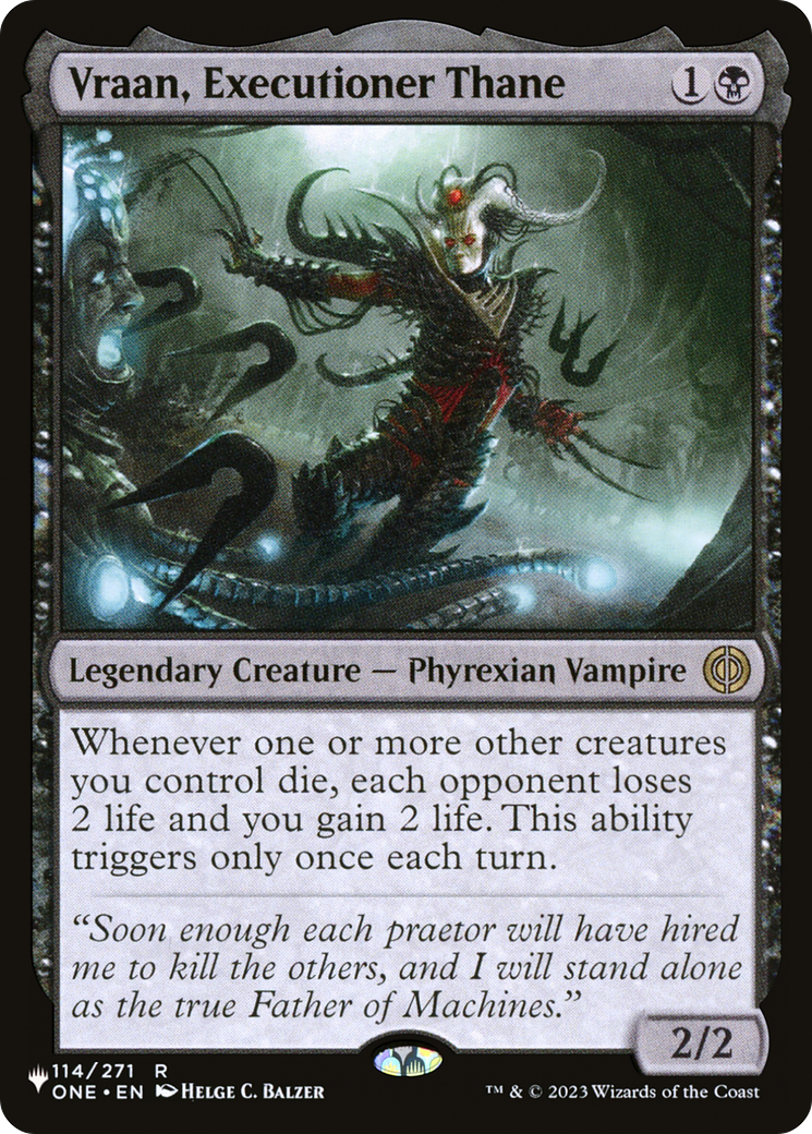 Vraan, Executioner Thane (LIST-114) - The List Reprints