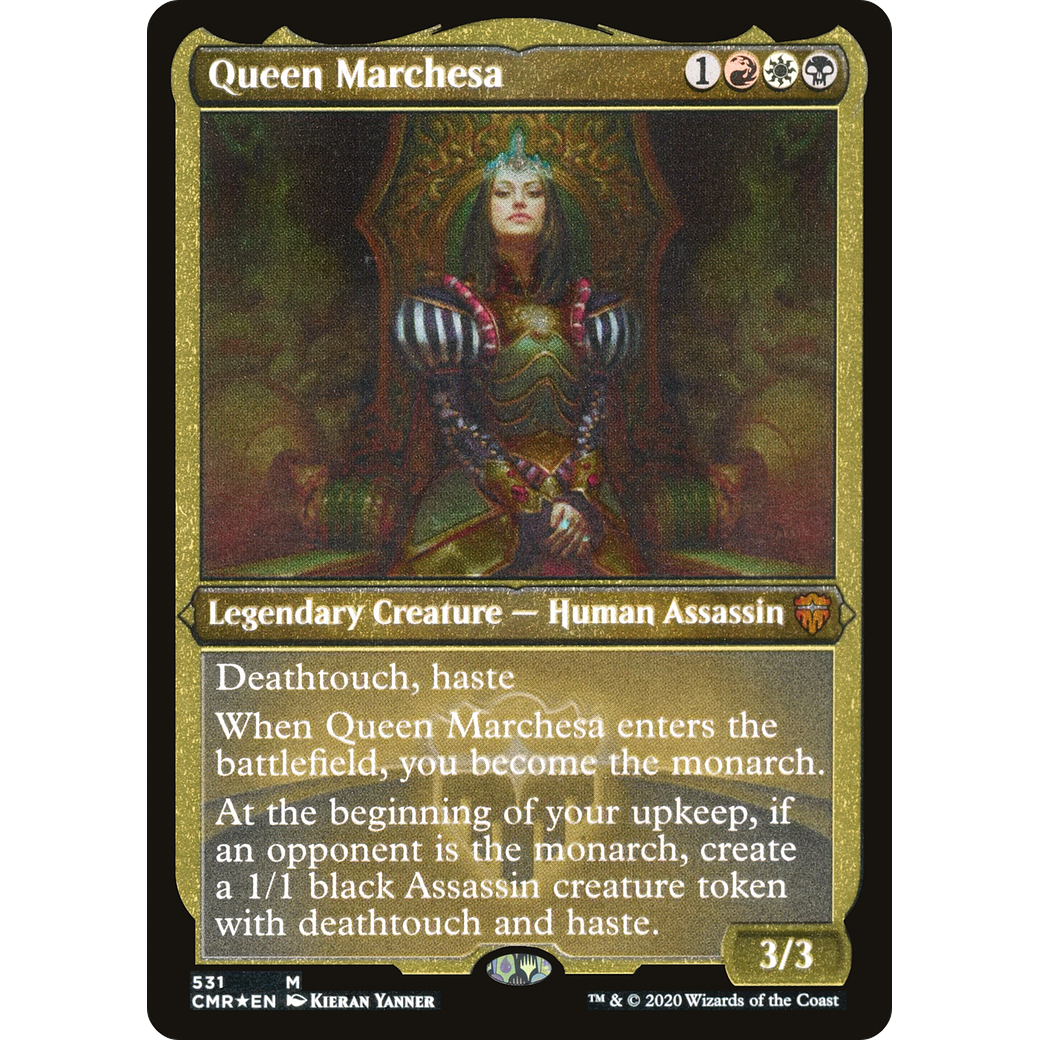 Queen Marchesa (Foil Etched) (CMR-531) - Commander Legends Foil