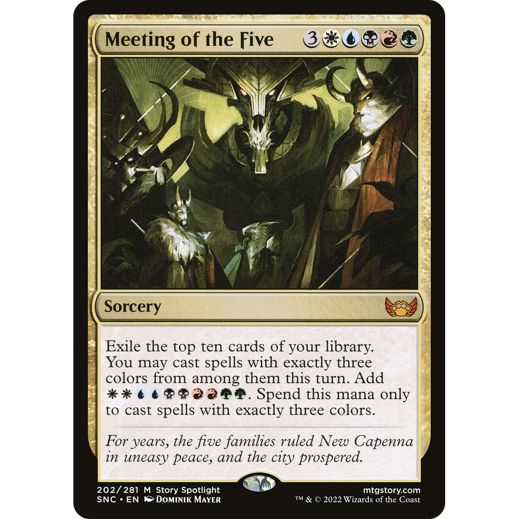 Meeting of the Five (SNC-202) - Streets of New Capenna
