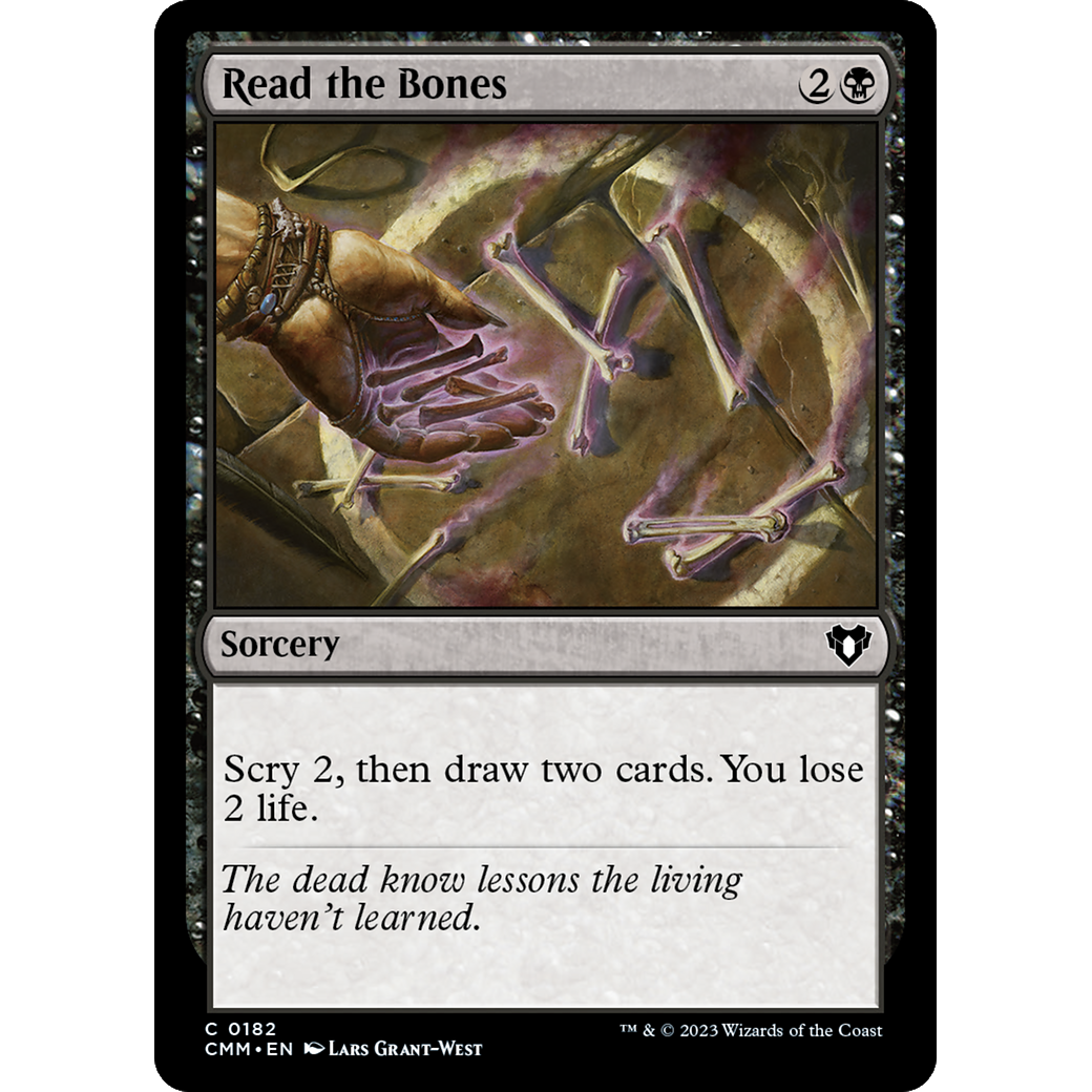 Read the Bones (CMM-182) - Commander Masters Foil