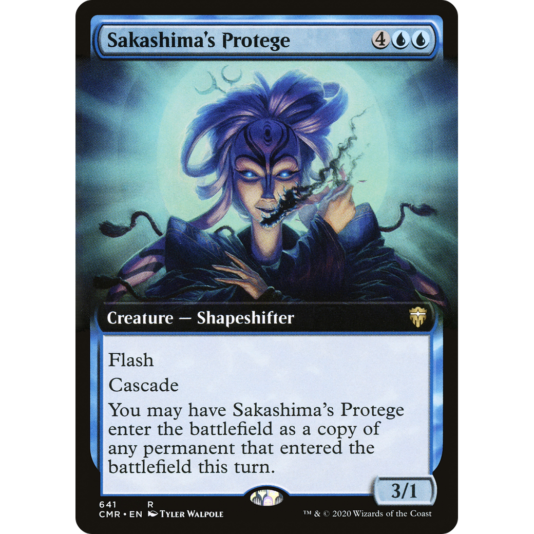 Sakashima's Protege (Extended Art) (CMR-641) - Commander Legends: (Extended Art)