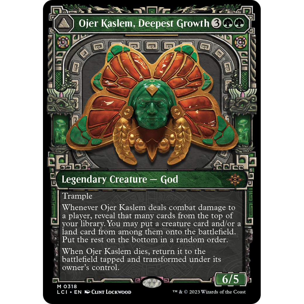 Ojer Kaslem, Deepest Growth // Temple of Cultivation (LCI-318) - The Lost Caverns of Ixalan: (Showcase) Foil