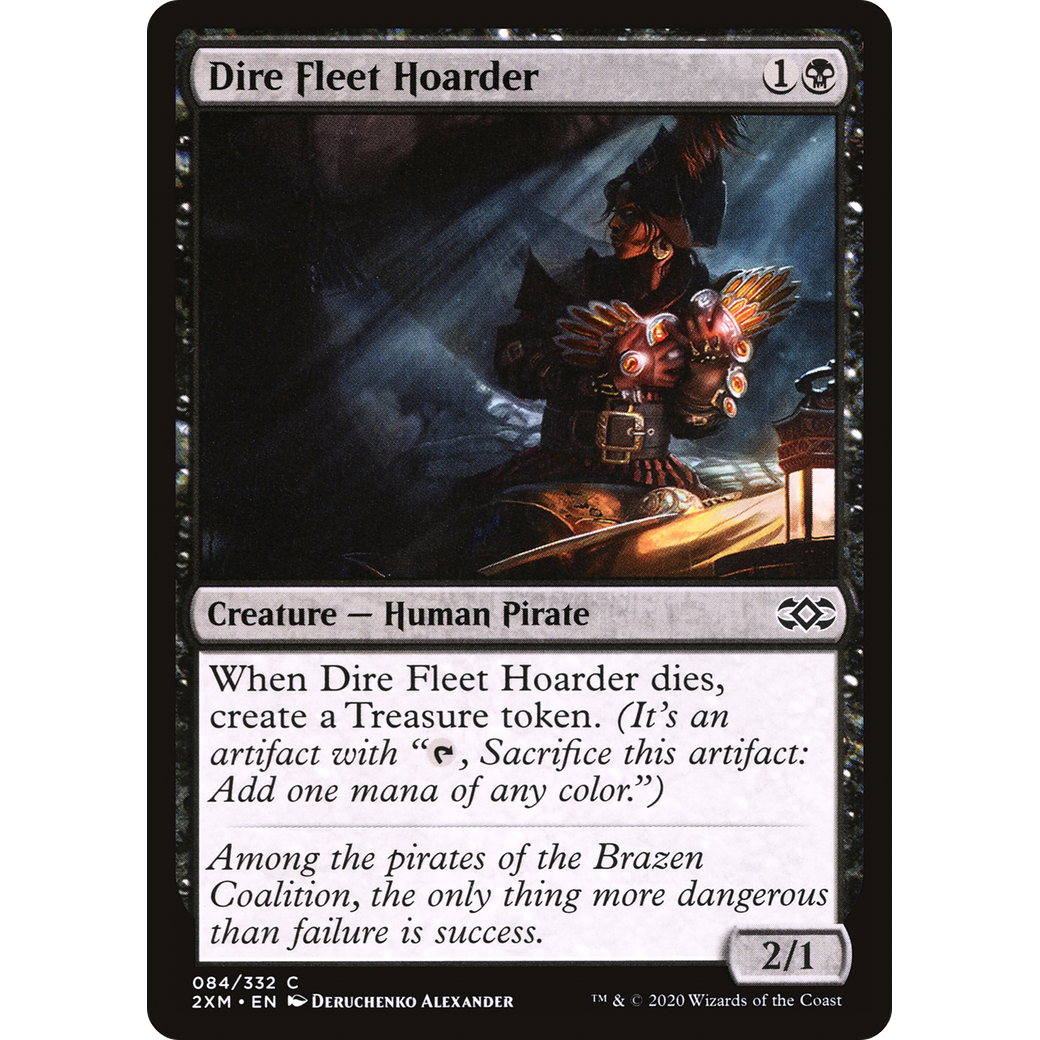 Dire Fleet Hoarder (2XM-084) - Double Masters Foil
