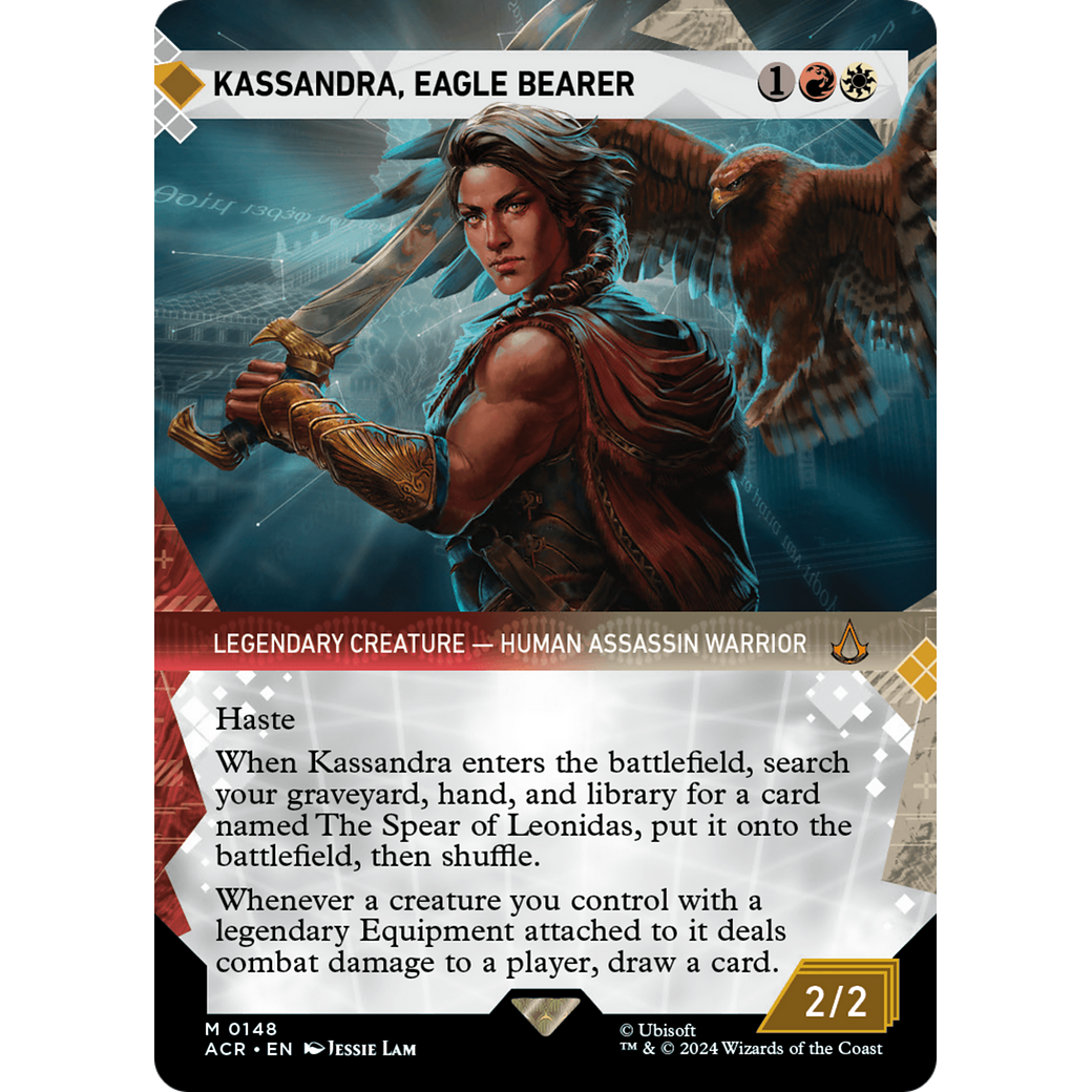 Kassandra, Eagle Bearer (Showcase) (ACR-148) - Assassin's Creed: (Showcase) (Borderless)