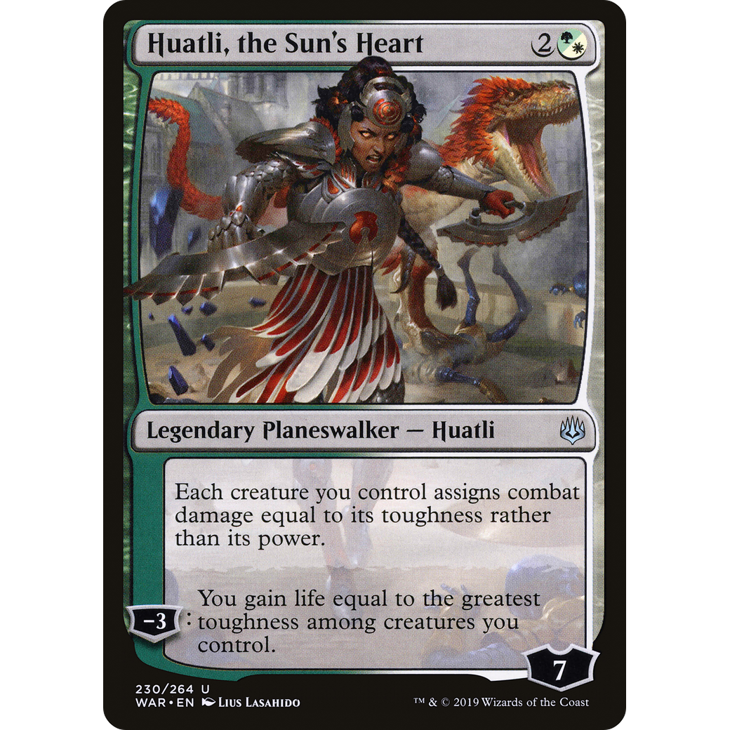 Huatli, the Sun's Heart (WAR-230) - War of the Spark