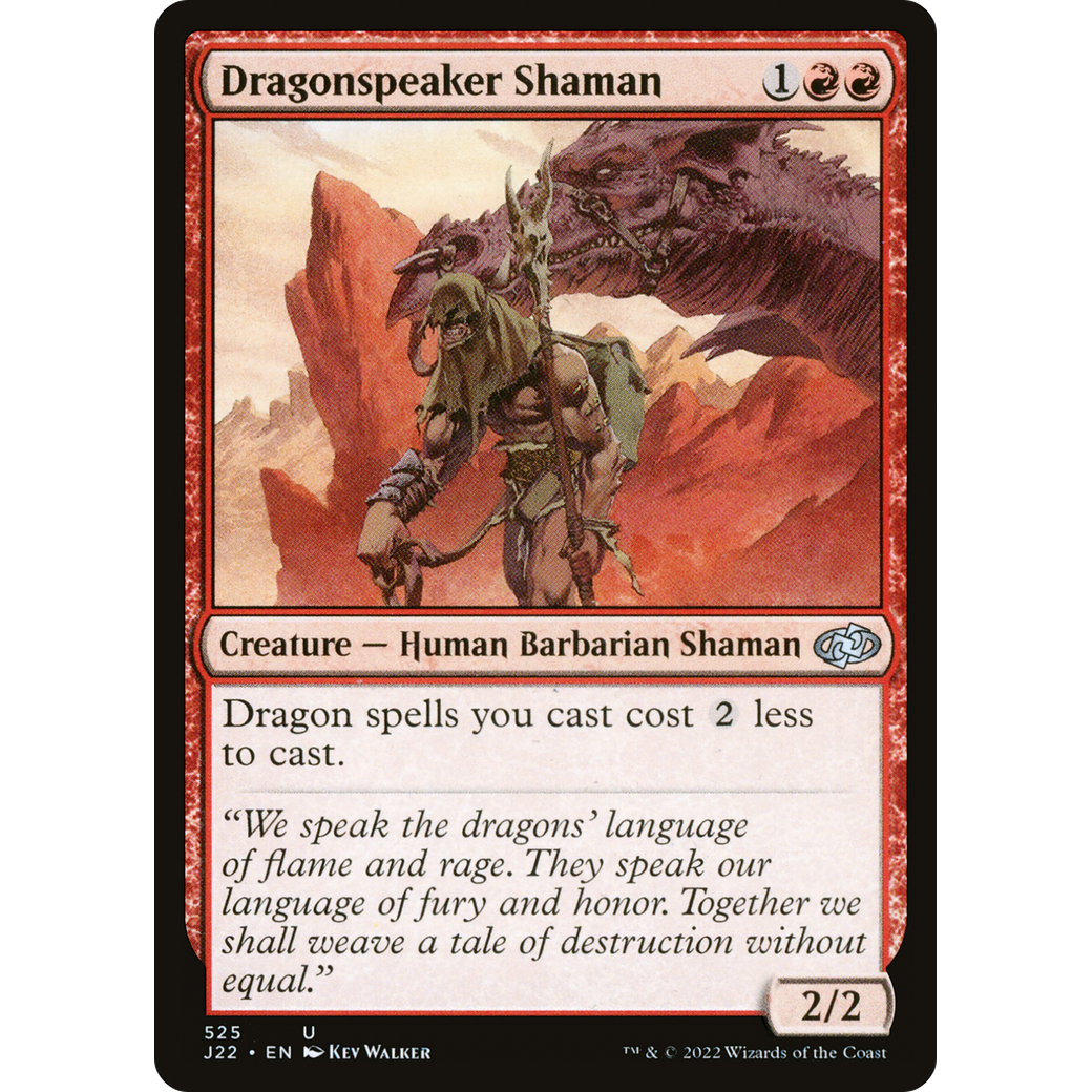 Dragonspeaker Shaman (J22-525) - Jumpstart 2022