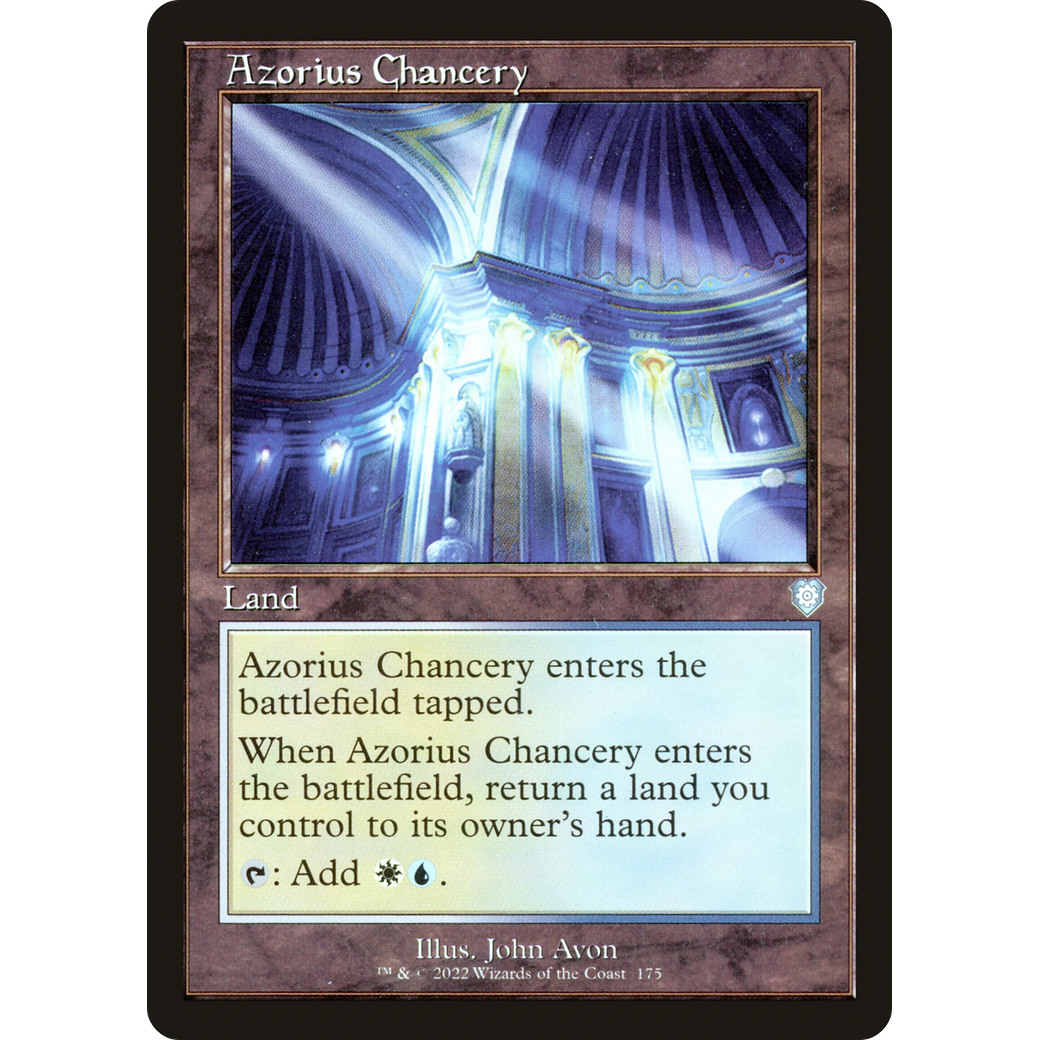 Azorius Chancery (Retro Frame) (BRC-175) - The Brothers' War Commander