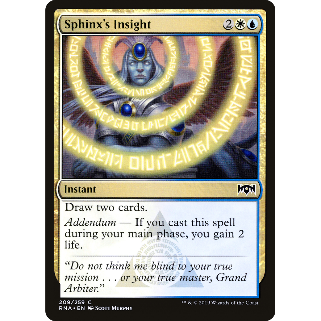 Sphinx's Insight (RNA-209) - Ravnica Allegiance