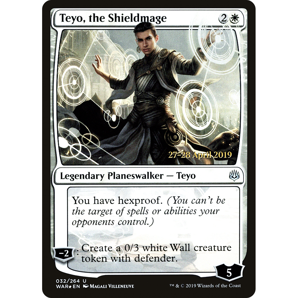Teyo, the Shieldmage (PRE-032) - War of the Spark Promos Foil