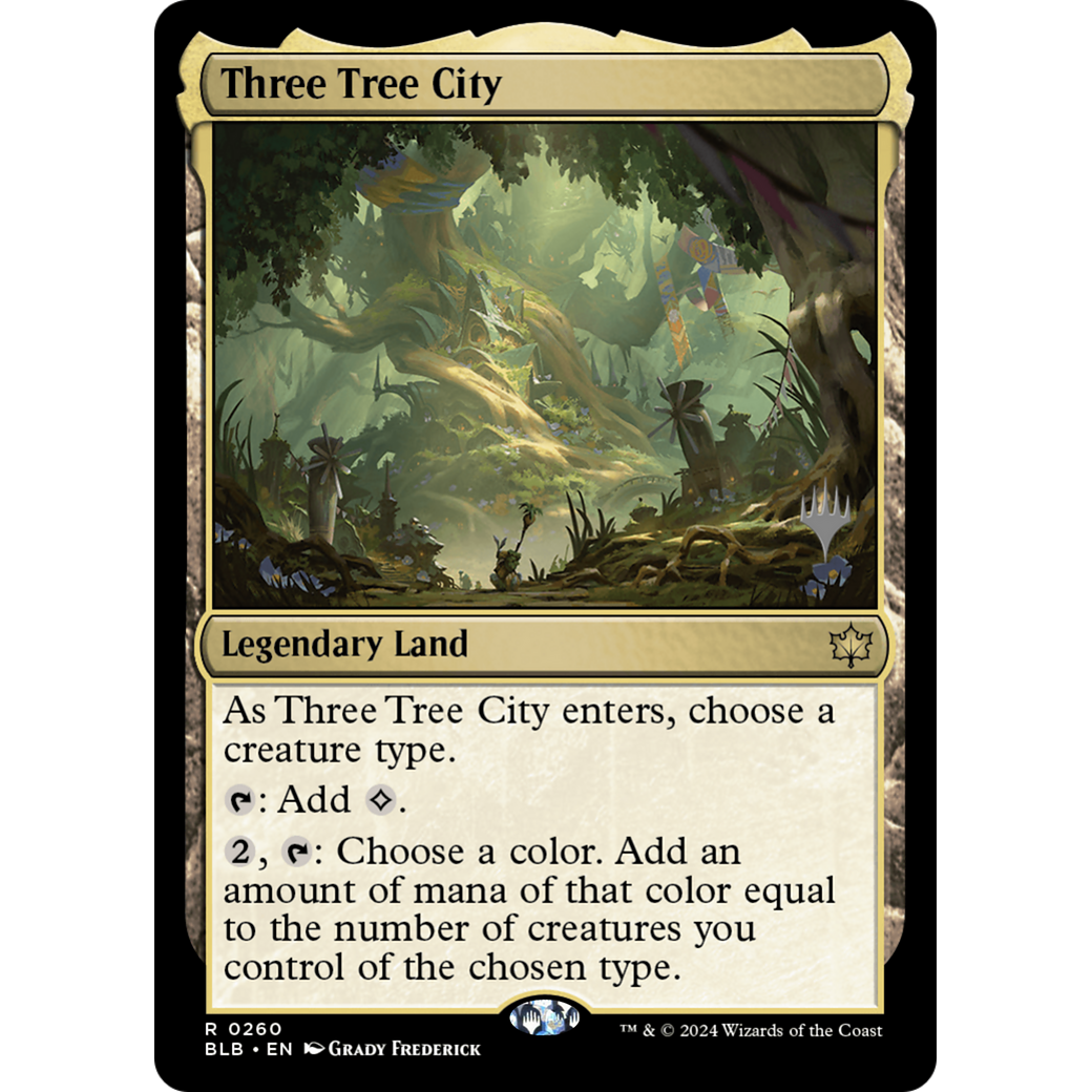 Three Tree City (PPBLB-260P) - Bloomburrow Promos