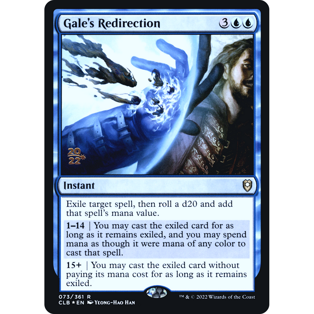 Gale's Redirection (PRE-73S) - Battle for Baldur's Gate Promos Foil