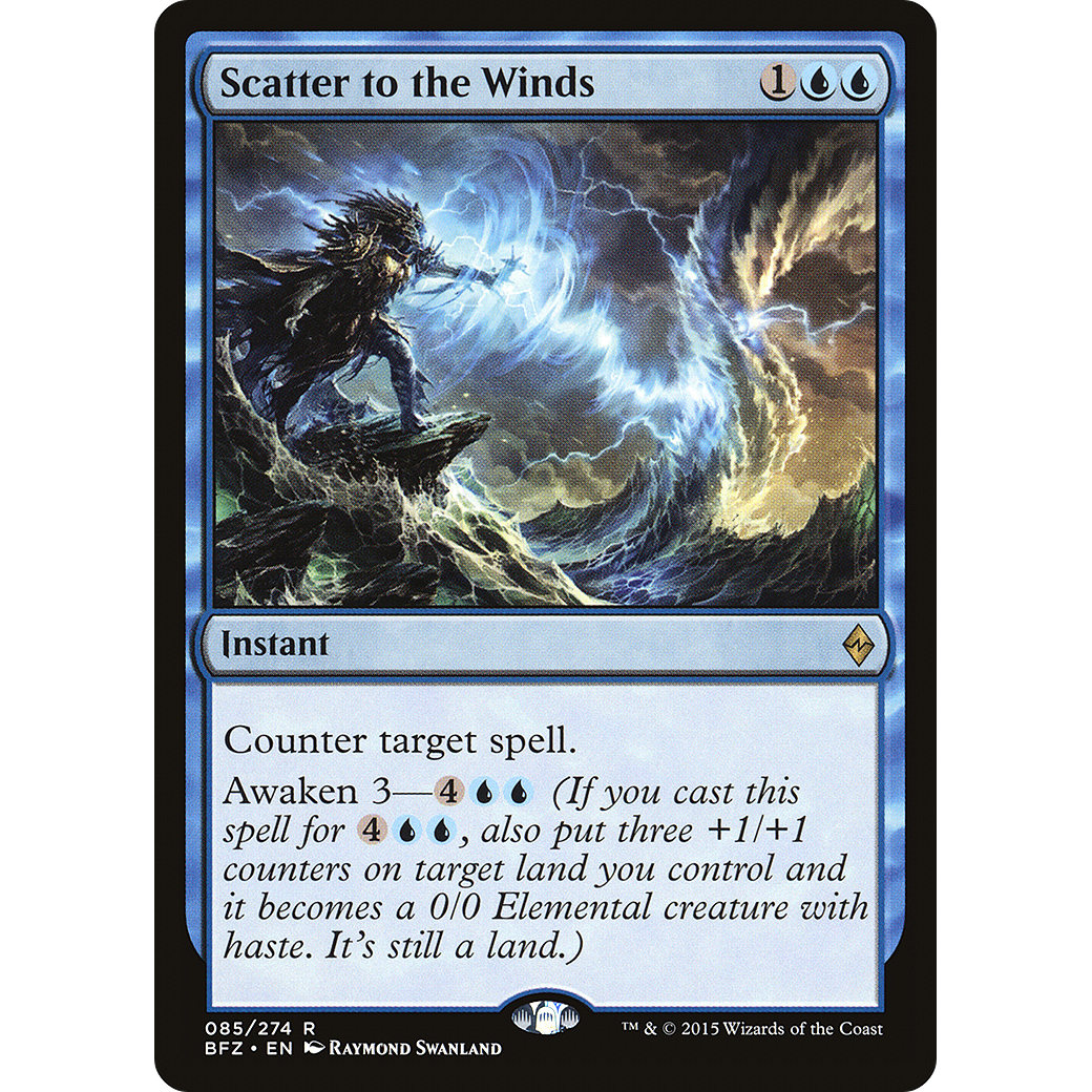 Scatter to the Winds (BFZ-085) - Battle for Zendikar
