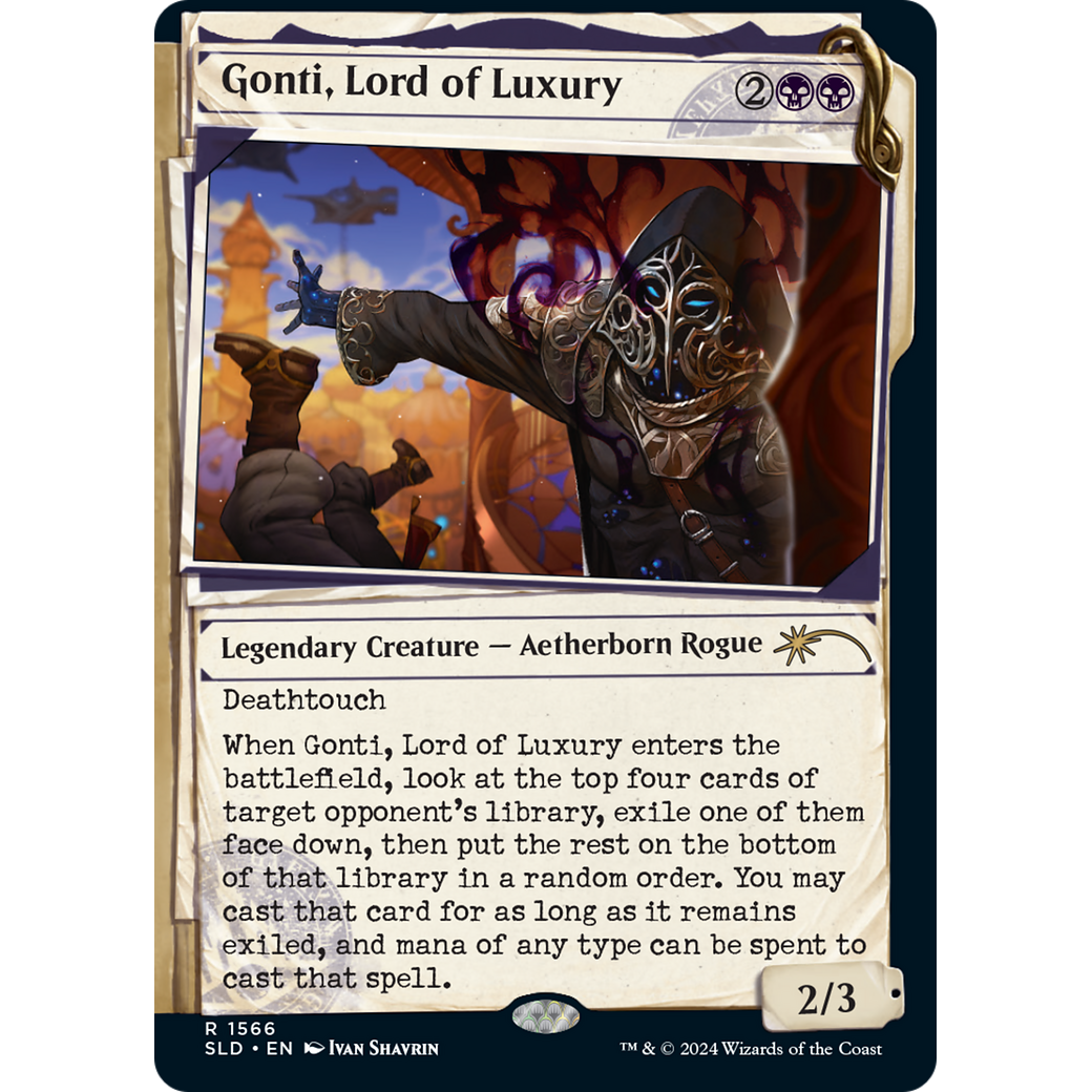 Gonti, Lord of Luxury (SLD-1566) - Secret Lair Drop: (Showcase)