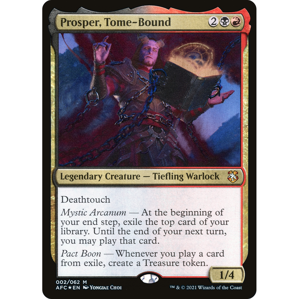 Prosper, Tome-Bound (AFC-002) - Forgotten Realms Commander Foil