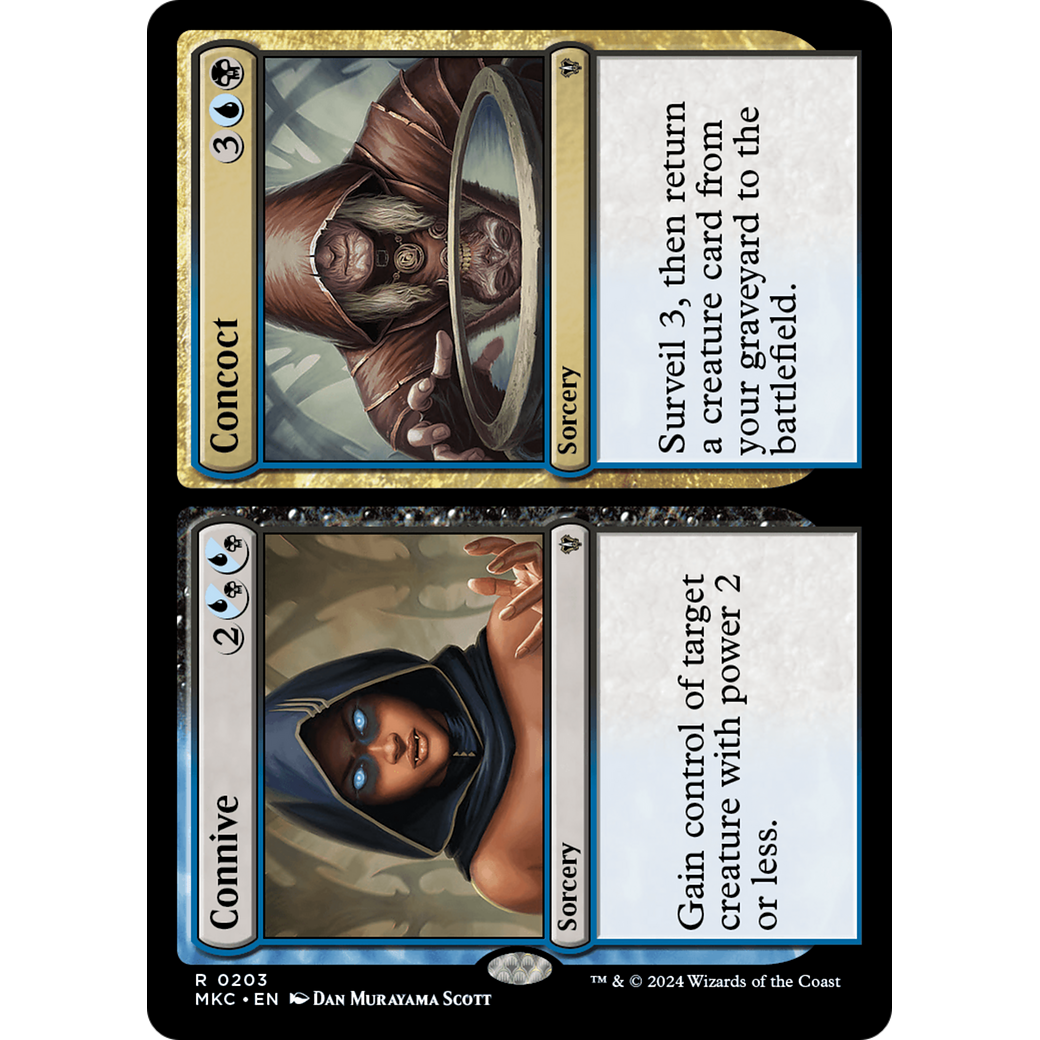 Connive // Concoct (MKC-203) - Murders at Karlov Manor Commander
