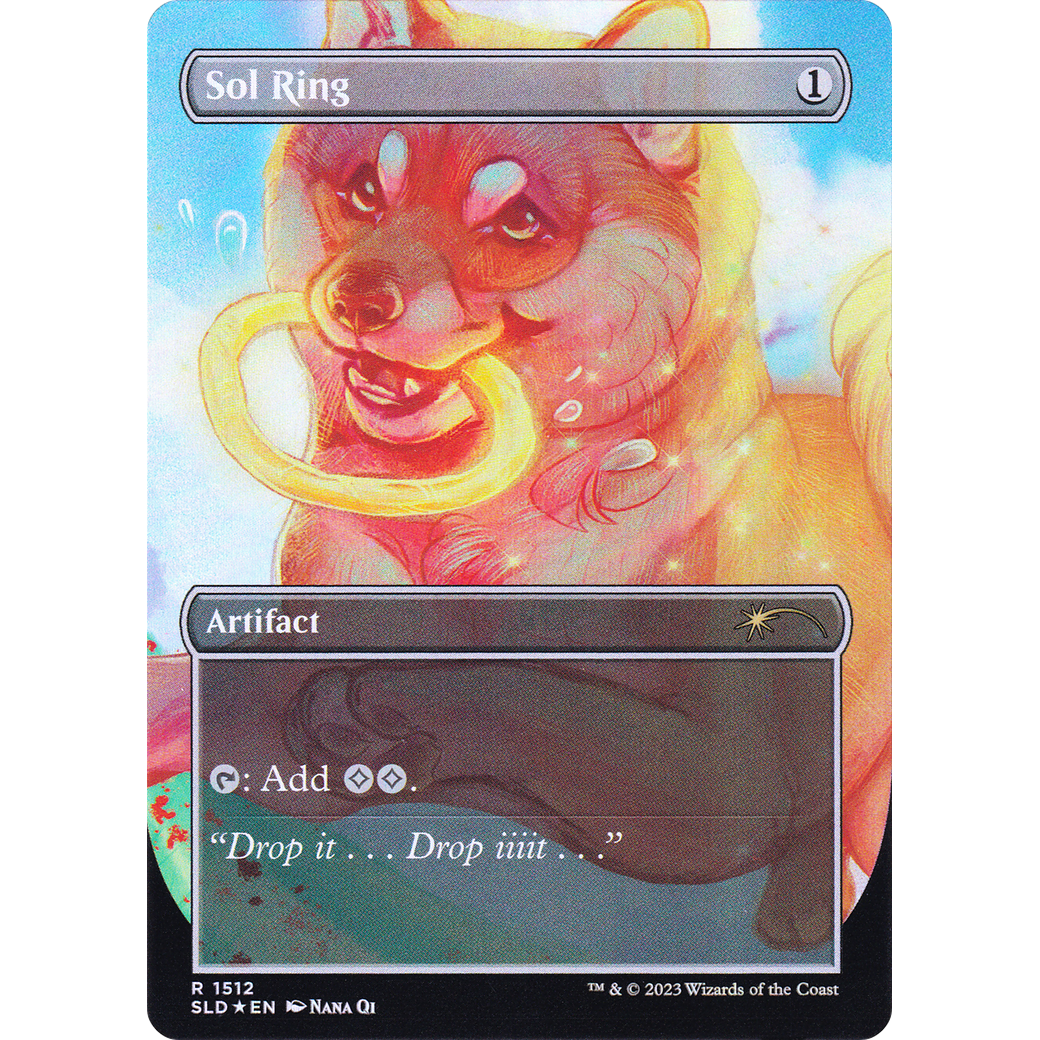 Sol Ring (1512) (SLD-1512) - Secret Lair Drop (Borderless) Foil