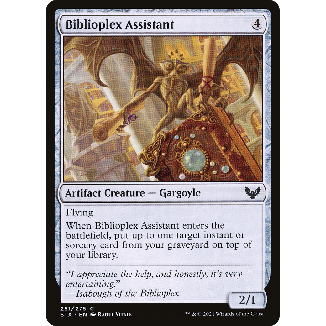 Biblioplex Assistant (STX-251) - Strixhaven: School of Mages