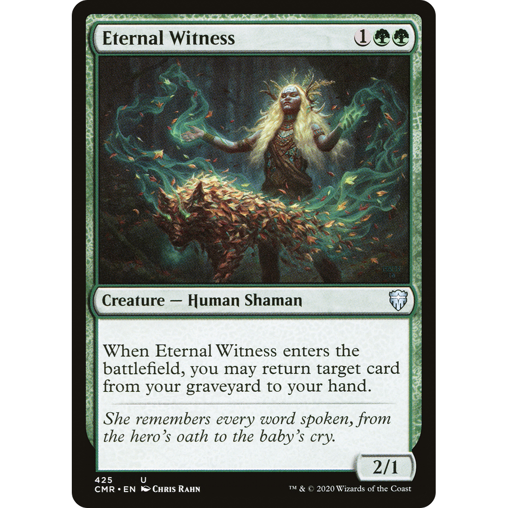 Eternal Witness (CMR-425) - Commander Legends