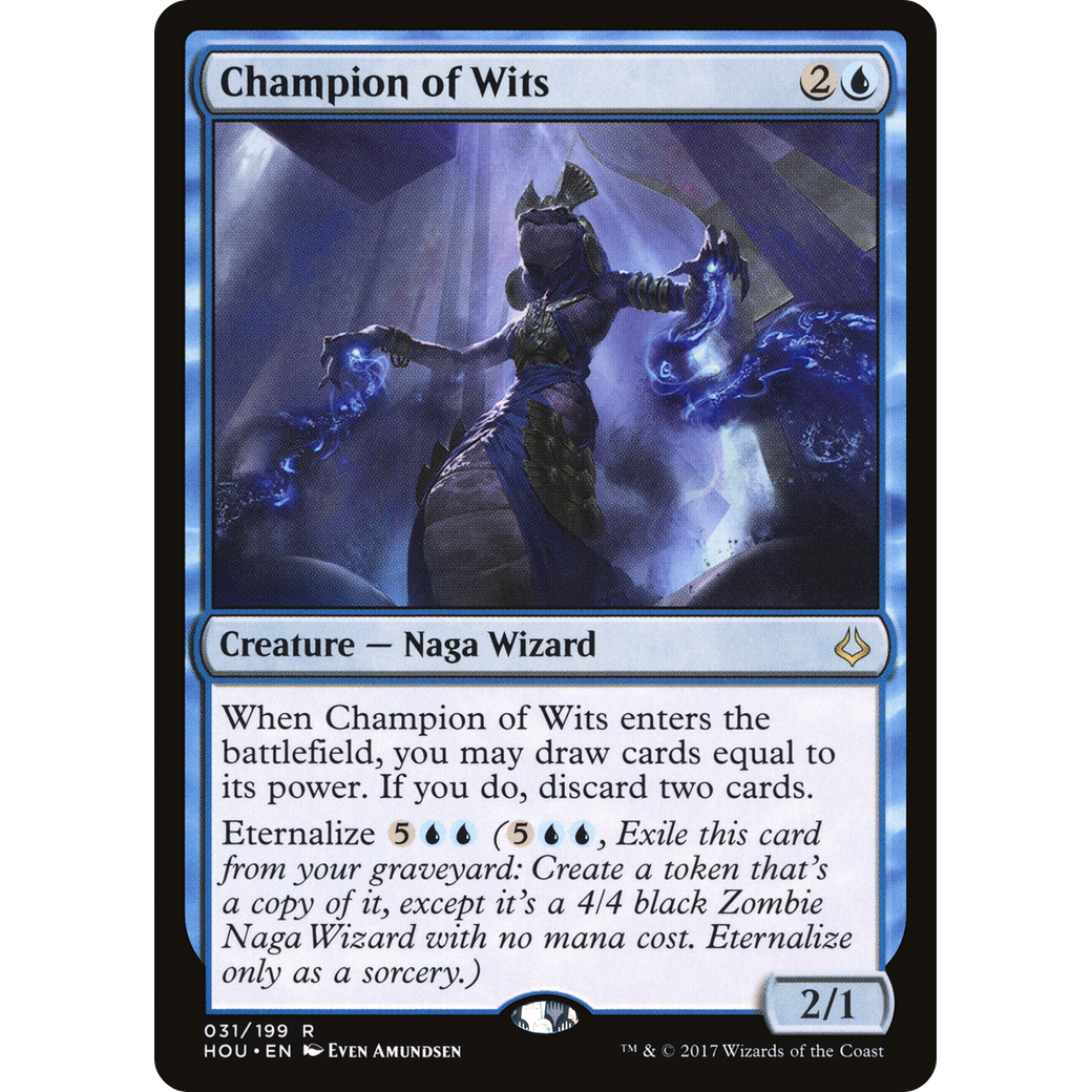 Champion of Wits (HOU-031) - Hour of Devastation Foil