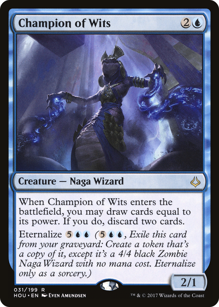 Champion of Wits (HOU-031) - Hour of Devastation Foil