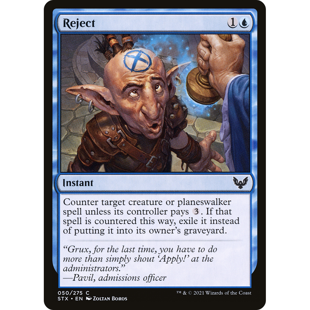Reject (STX-050) - Strixhaven: School of Mages Foil